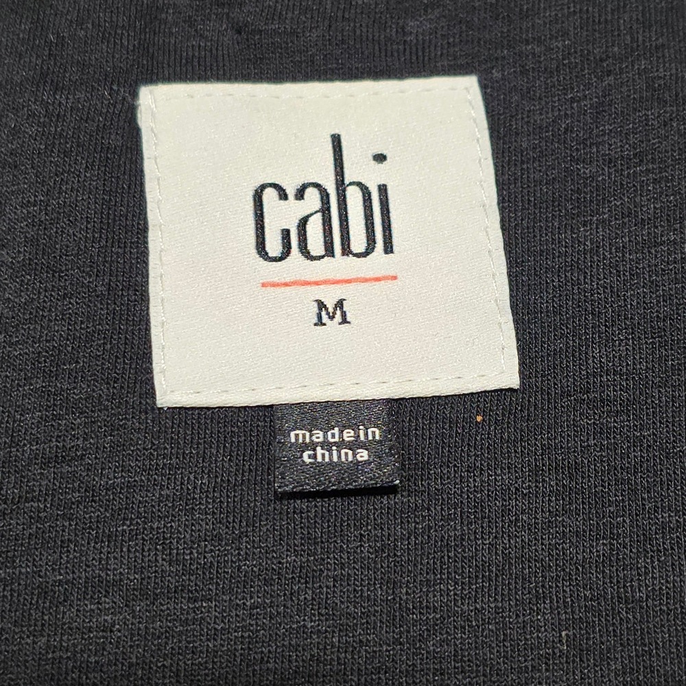 Cabi Black Sleeveless Fit and Flare Dress Panel Detail - Medium - Picture 5 of 7